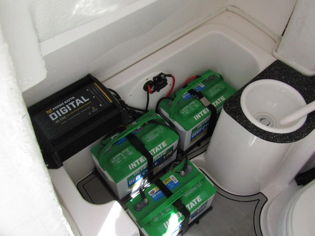Three-bank battery charger