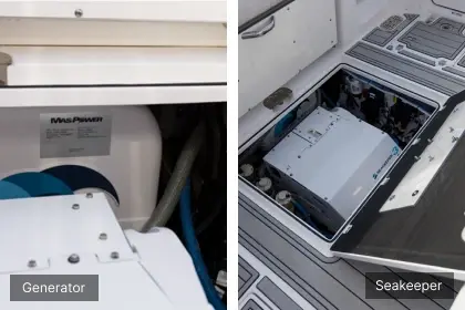 Diesel Generator & Seakeeper 3 Gyrostabilizer
